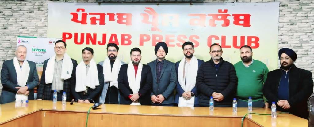 Punjab Press Club organizes cancer awareness seminar in collaboration with Fortis Jalandhar